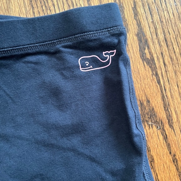 Girls Vineyard Vines navy leggings size 10/12. - Picture 2 of 3